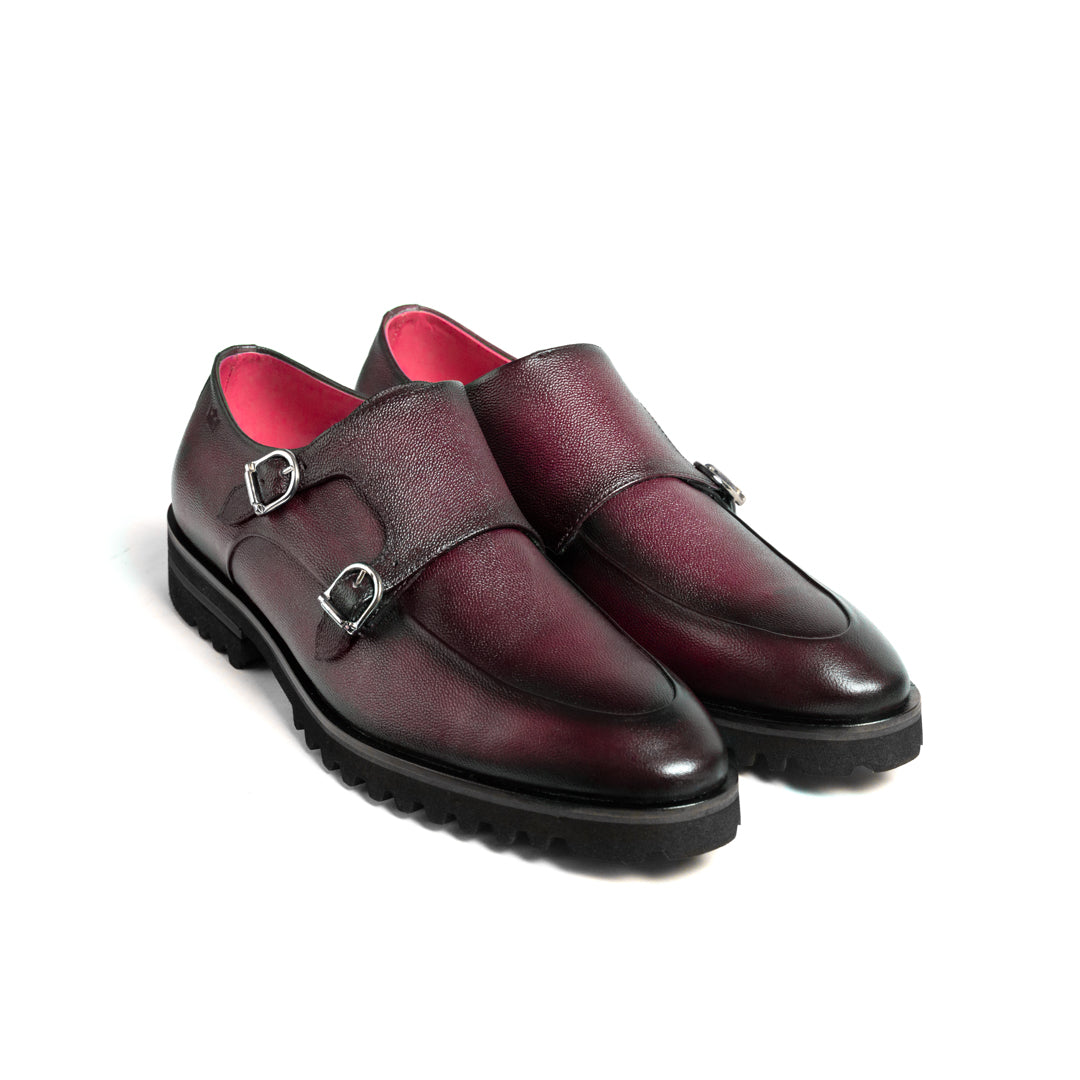 Claudio Monk Burgundy Ultralight Sole