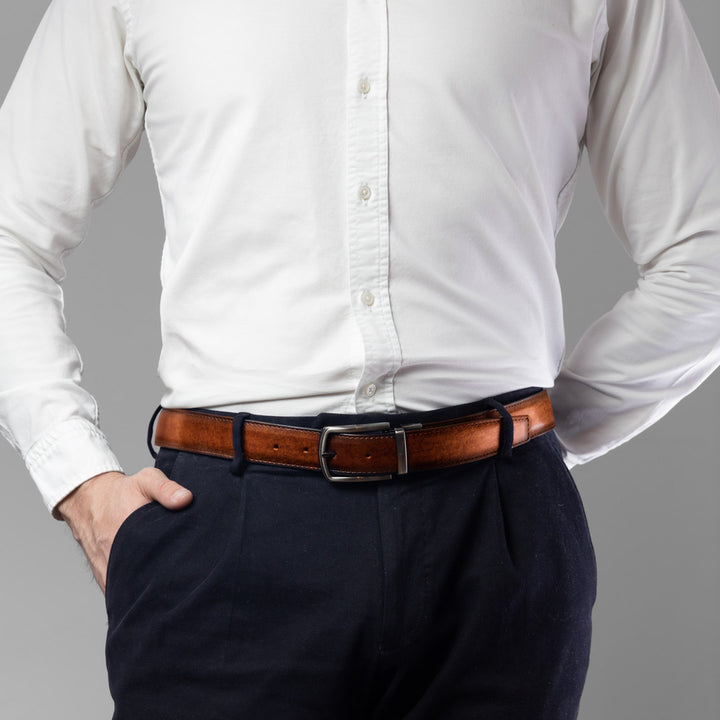 Leather Cognac Belt