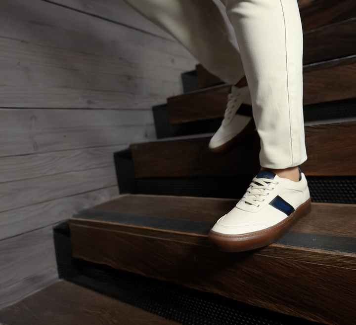 Pisa Sneaker Beige-Blue