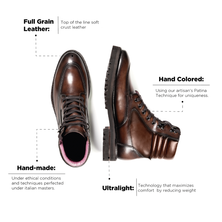 Rocco Boot Brown Ultralight Sole