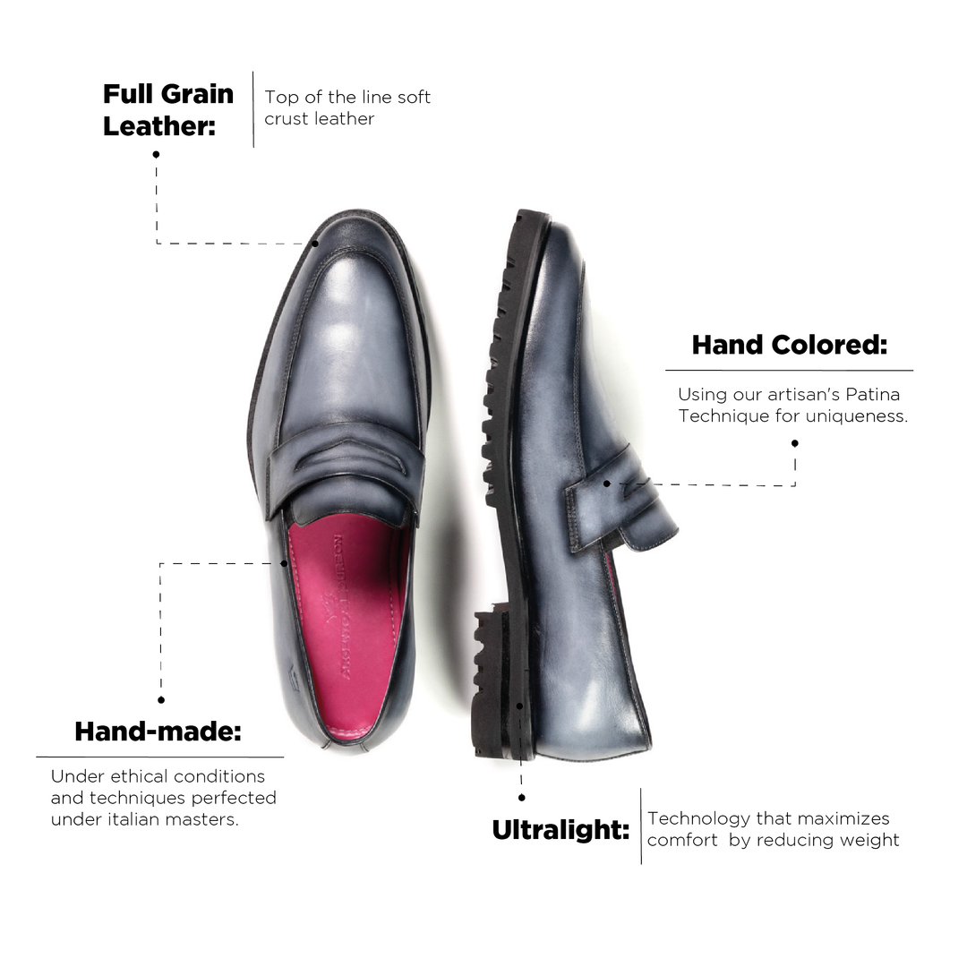 Alessandro Loafer Gray Ultralight Sole