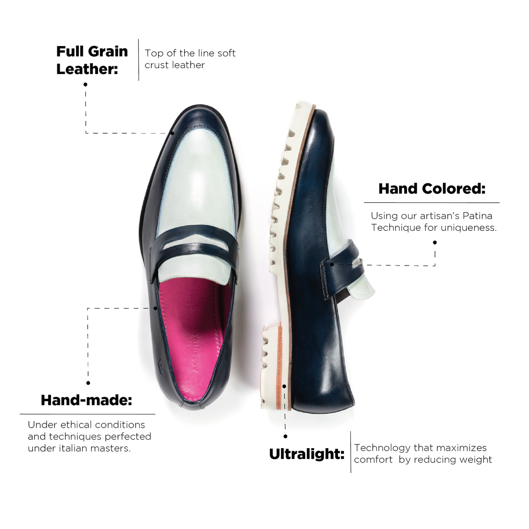 Alessandro Loafer Marino Ultralight Sole