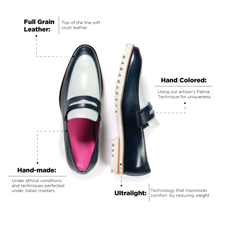 Alessandro Loafer Marino Ultralight Sole