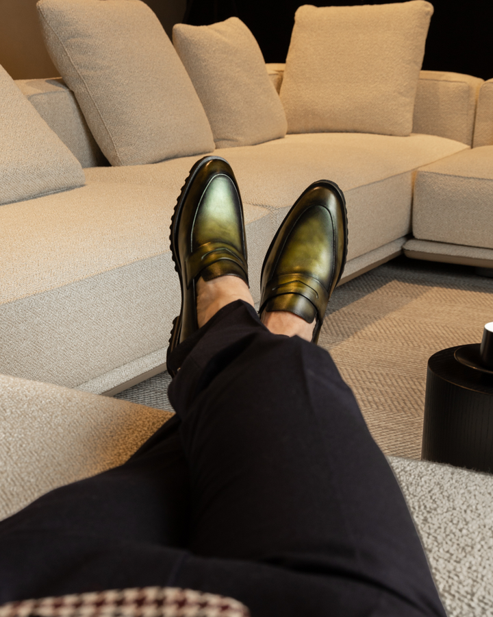 Alessandro Loafer Green Ultralight Sole