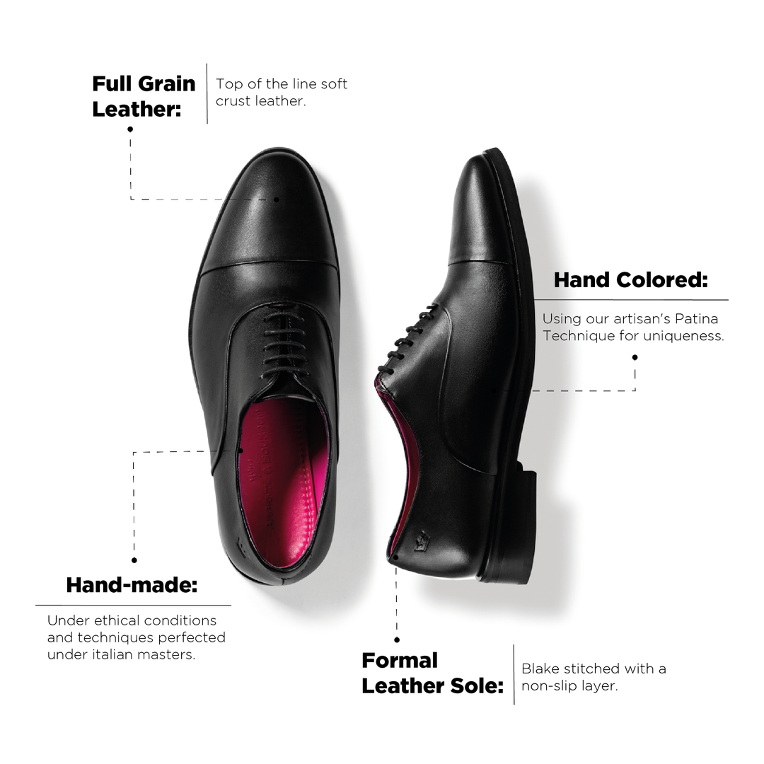 Armand Oxford Black Classic Sole