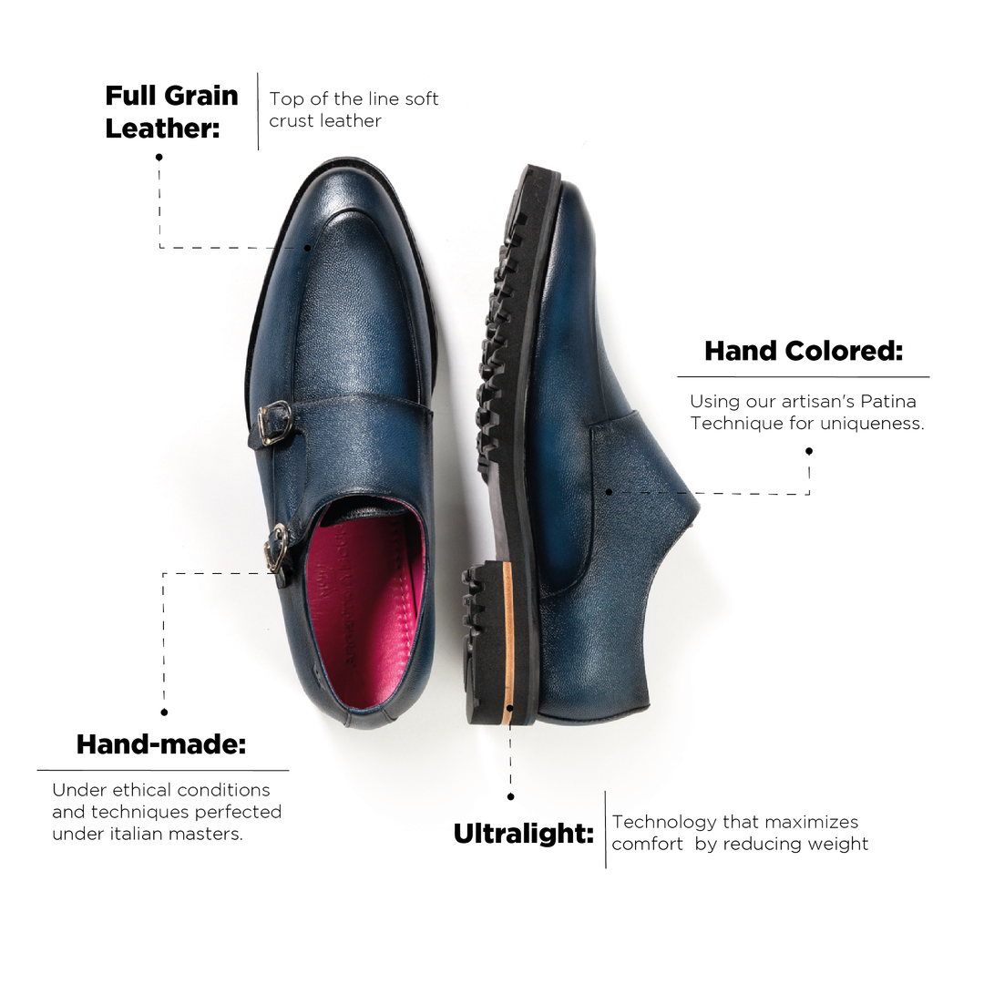 Claudio Monk Blue Ultralight Sole