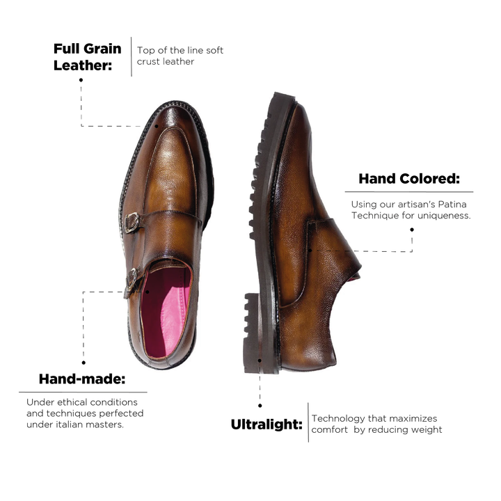 Claudio Monk Oak Ultralight Sole