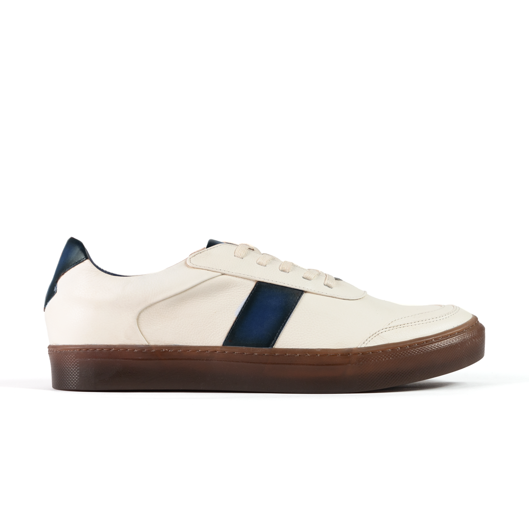 Pisa Sneaker Beige-Blue