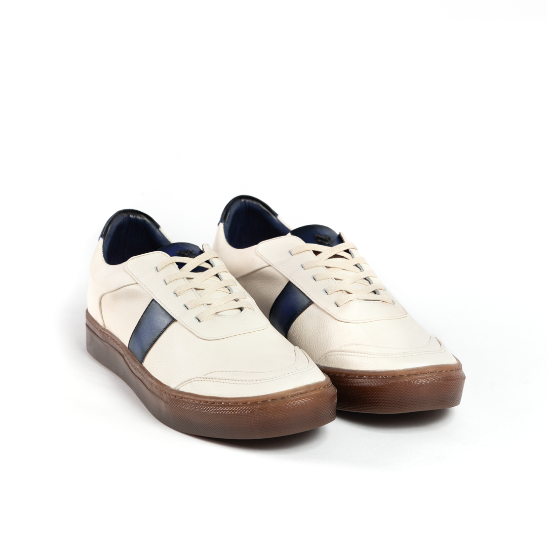 Pisa Sneaker Beige-Blue