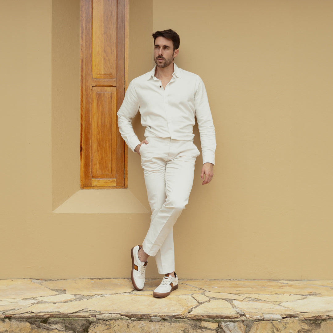 Pisa Sneaker Beige-Oak
