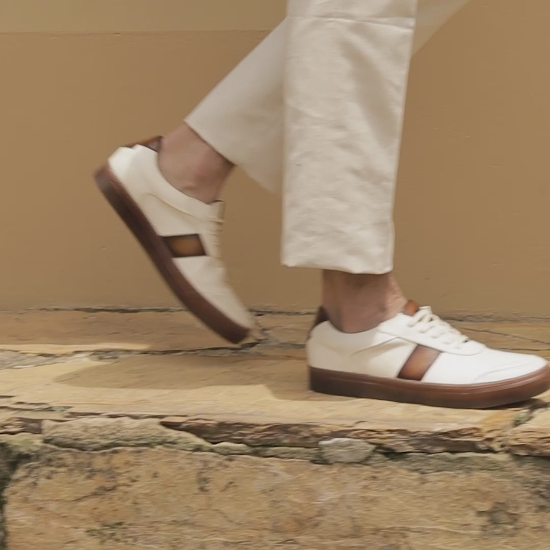 Pisa Sneaker Beige-Oak