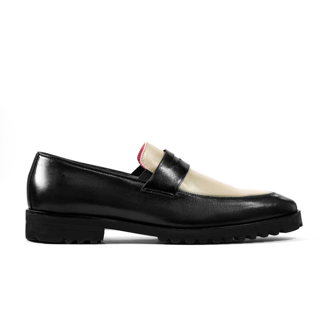 Alessandro Loafer BlackWhite Ultralight Sole