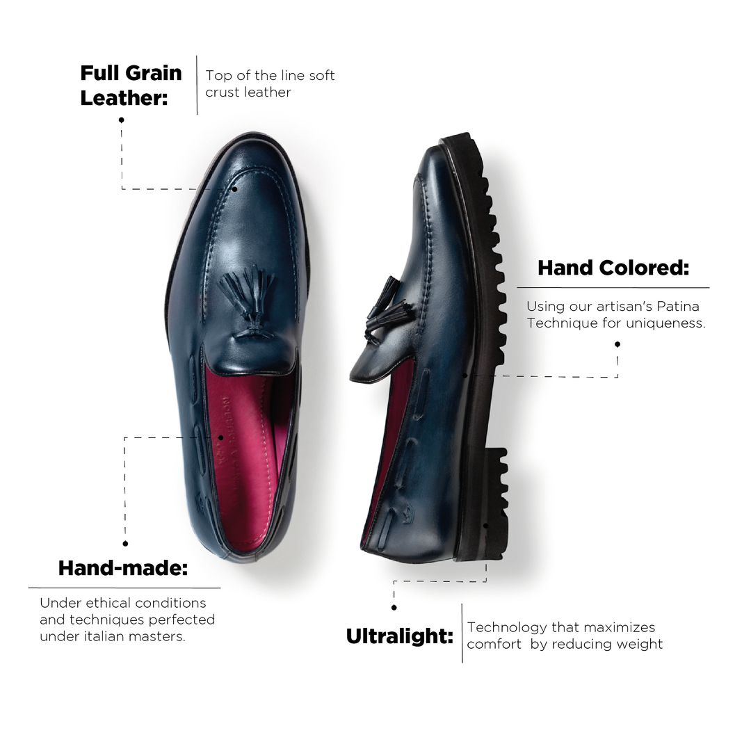 Venetto Loafer Blue Ultralight Sole