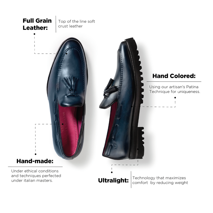 Venetto Loafer Blue Ultralight Sole