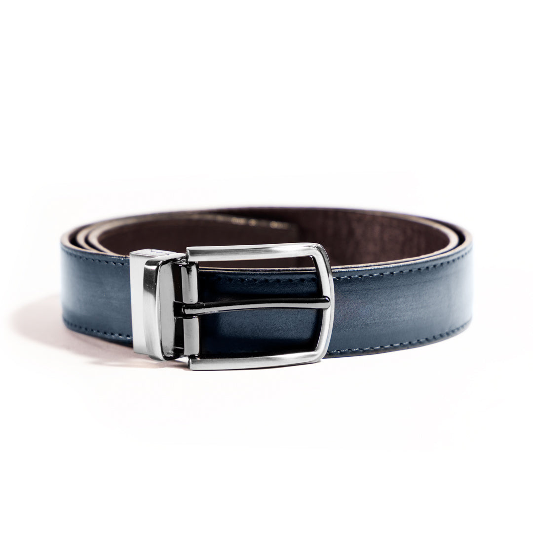 Leather Blue Belt