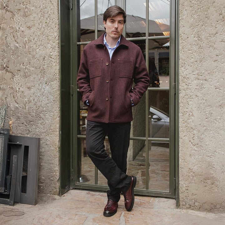 Piegato Oxford Burgundy Ultralight Sole