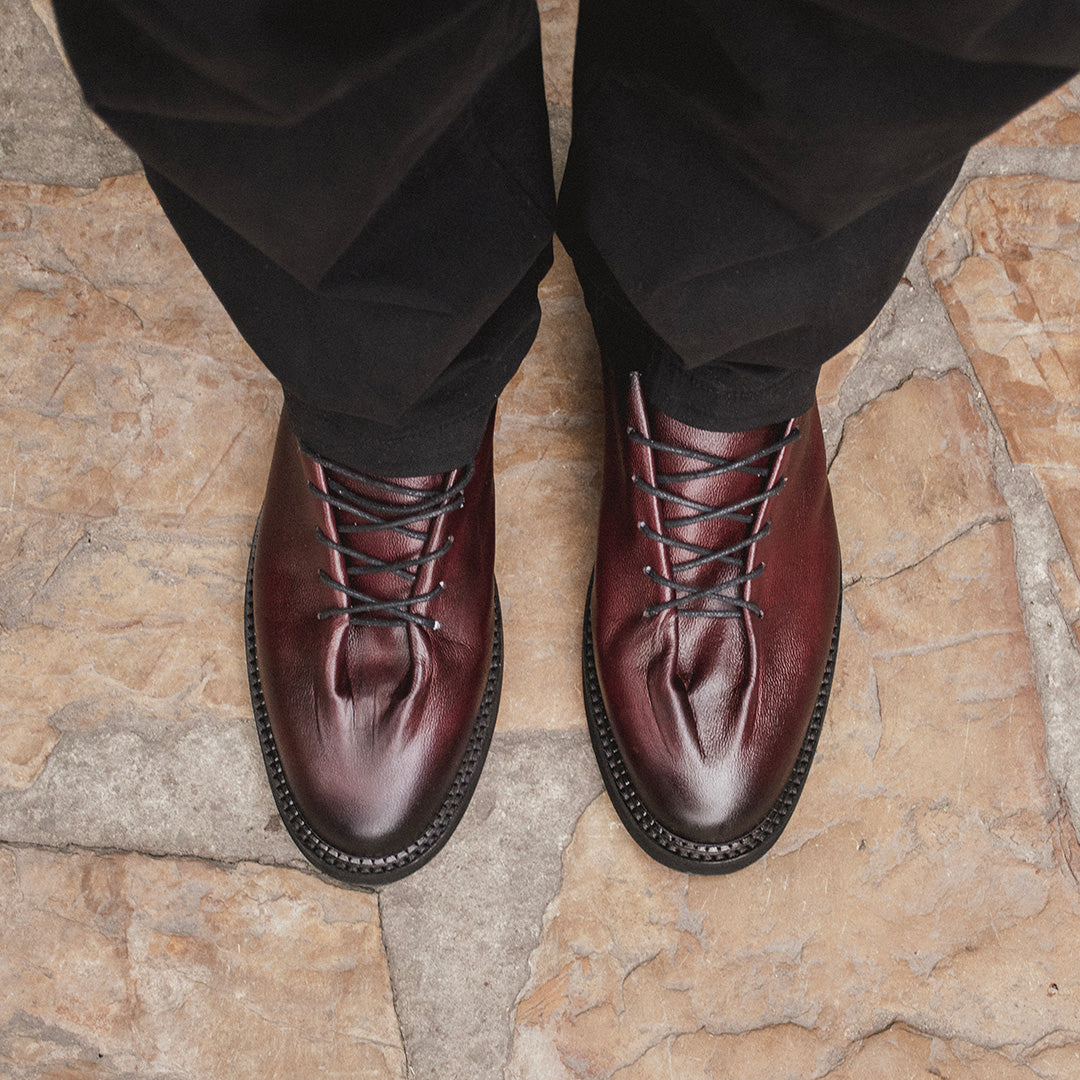 Piegato Oxford Burgundy Ultralight Sole