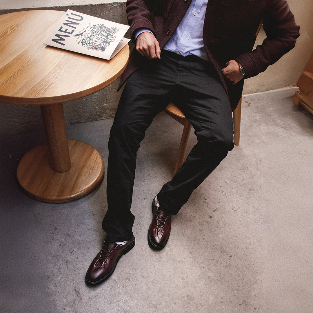 Piegato Oxford Burgundy Ultralight Sole