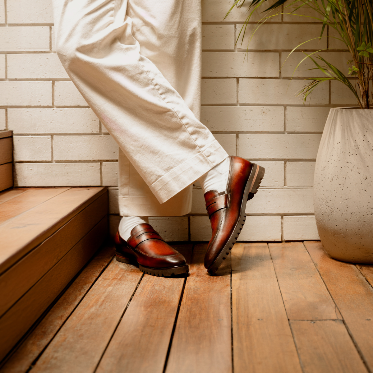 Alessandro Loafer Cognac Ultralight Sole AB-test
