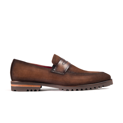 Alessandro Suede Loafer Brown