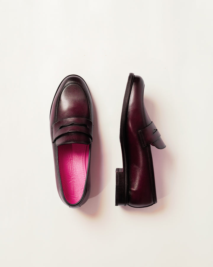 Alessa Loafer Burgundy Classic Sole