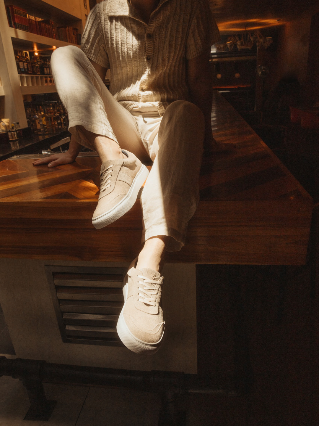Pisa Suede Sneaker Sand