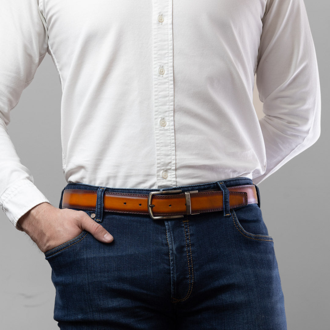 Leather Oak Belt