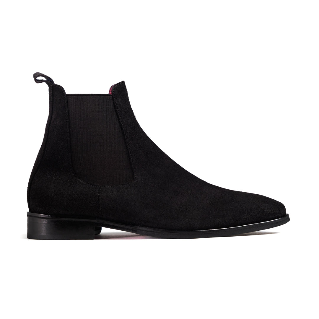 Jacques Suede Boot Black