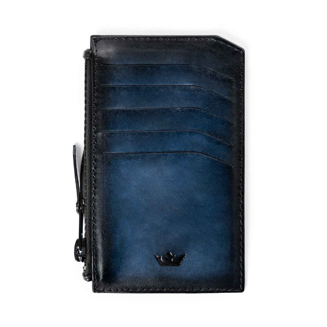 Leather Wallet Blue