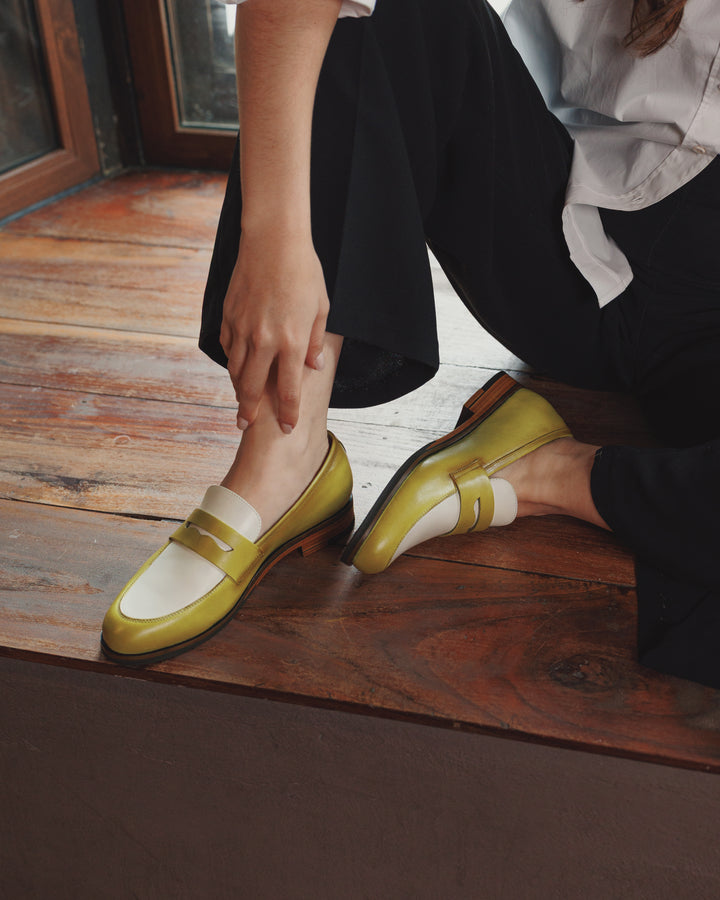 Alessa Loafer Lime Classic Sole