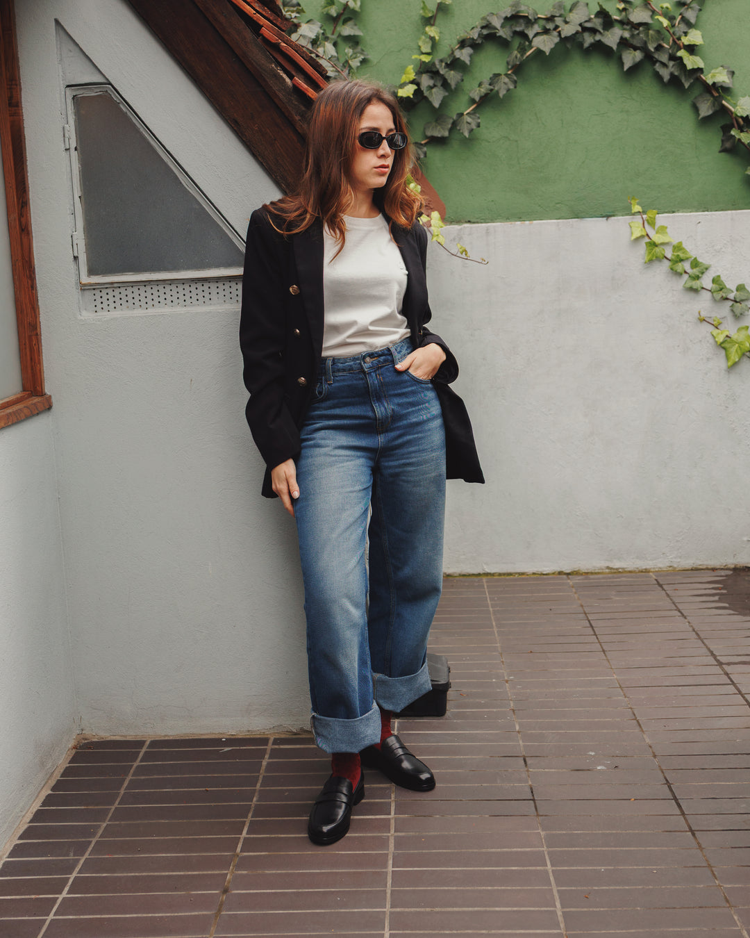 Alessa Loafer Black Classic Sole