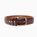 Embroidery Leather Oak Belt