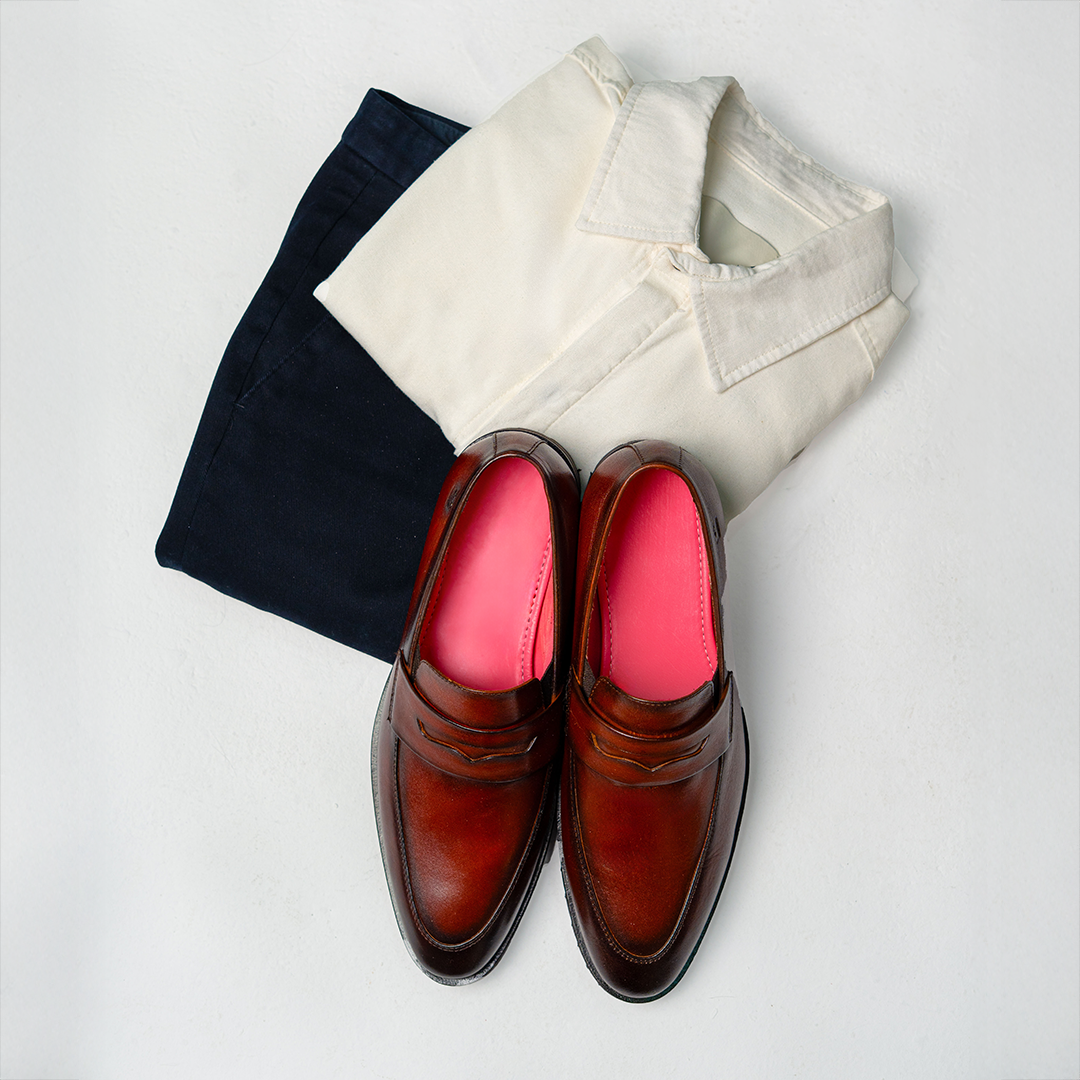Alessandro Loafer Cognac Ultralight Sole Sale