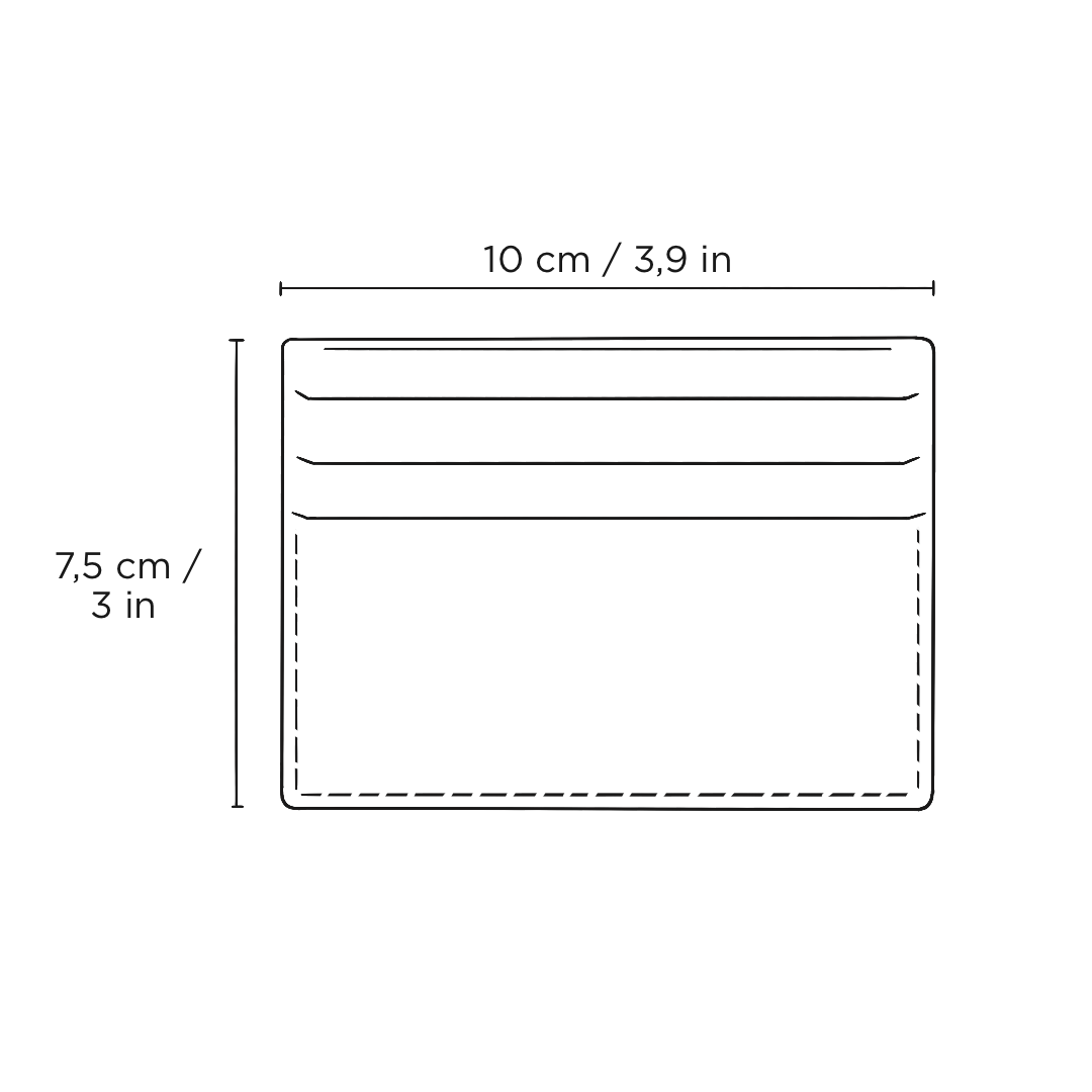 Brown Card Holder