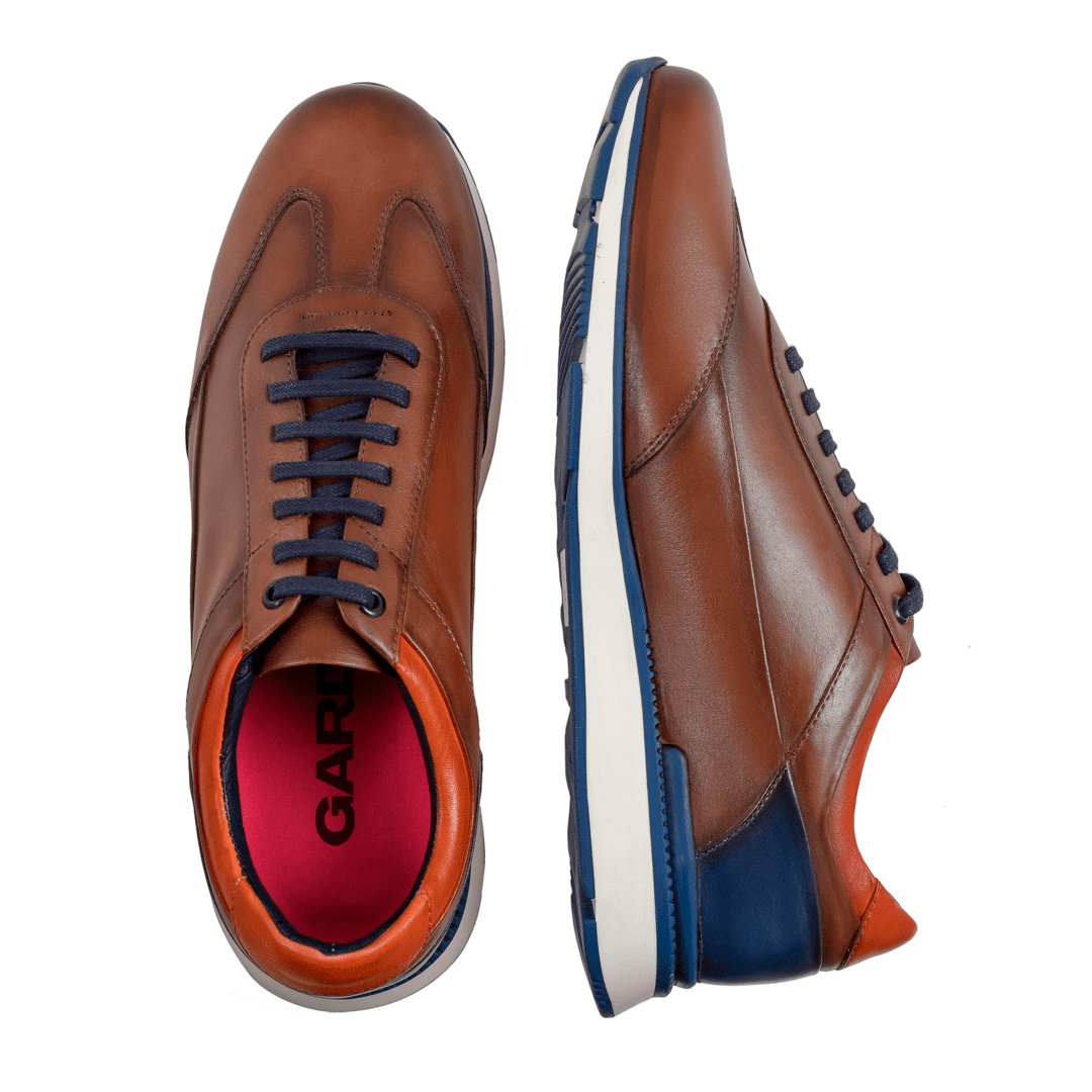 Tommaso Brown-Blue-Orange Mix Patina