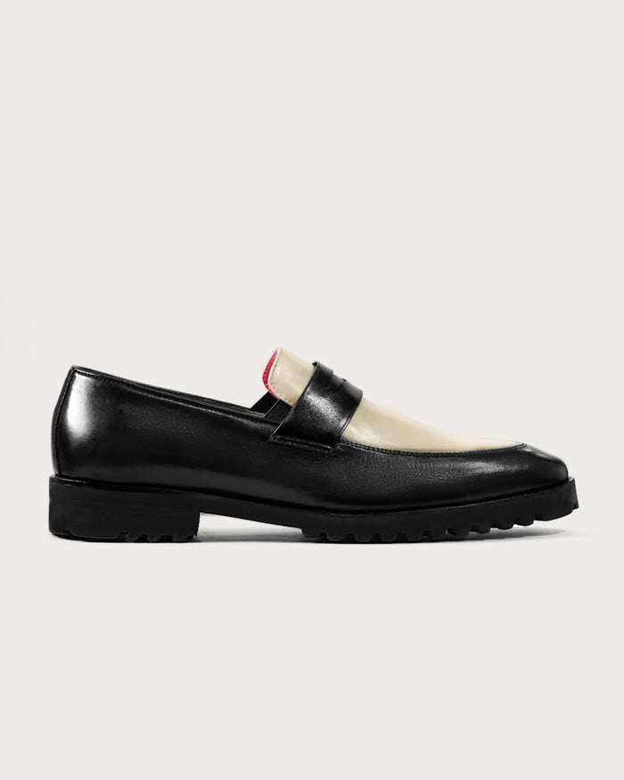 Alessandro Loafer BlackWhite Ultralight Sole