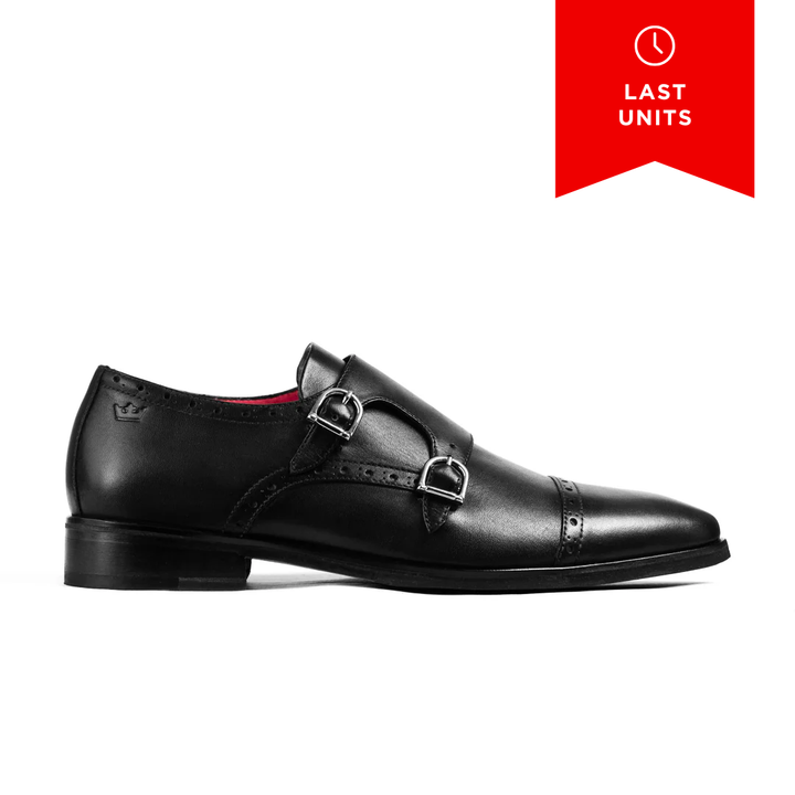 Massimo Monk Black Classic Sole
