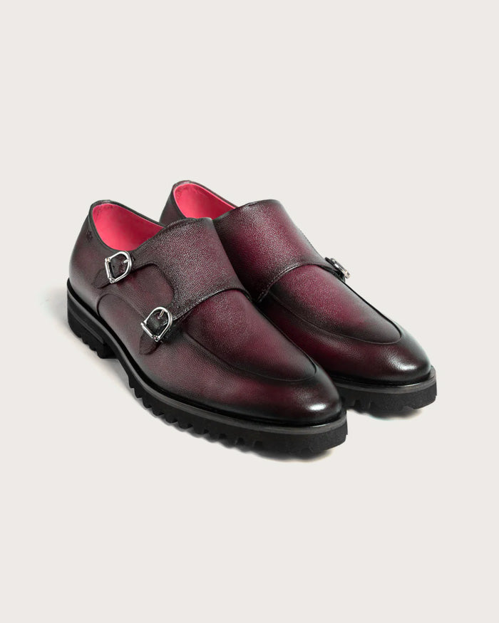 Claudio Monk Burgundy Ultralight Sole