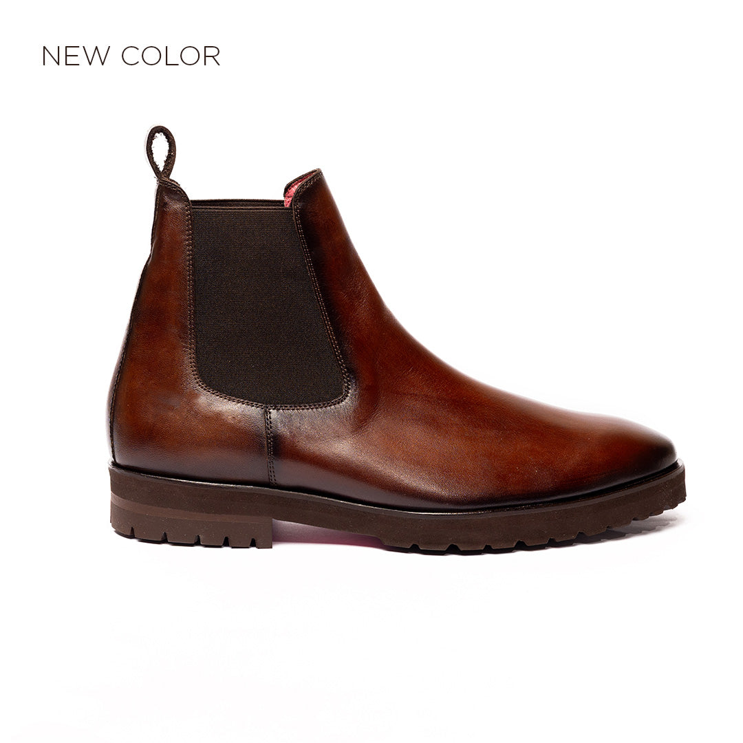 Jacques Boot Cognac Ultralight Sole