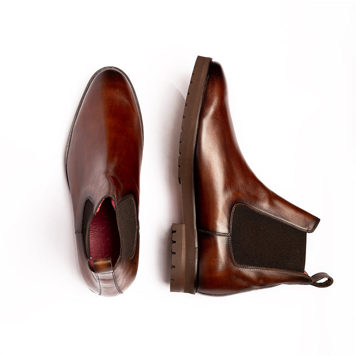 Jacques Boot Cognac Ultralight Sole