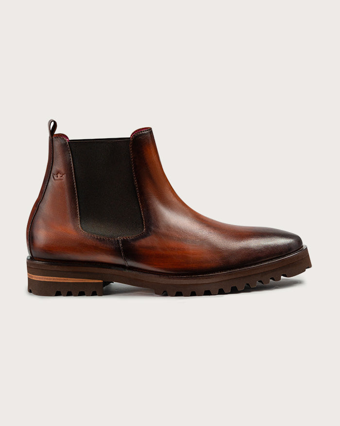 Jacques Boot Cognac Ultralight Sole
