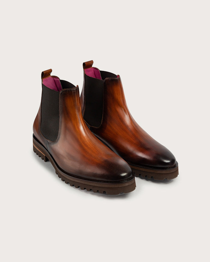 Jacques Boot Cognac Ultralight Sole