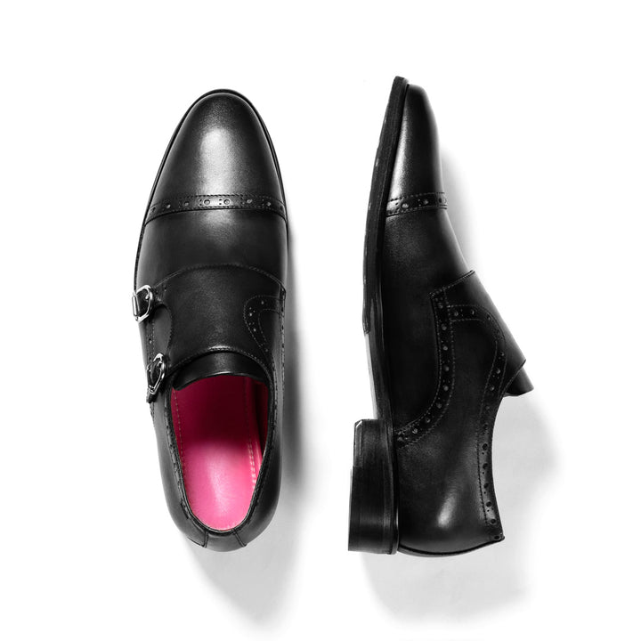 Massimo Monk Black Classic Sole