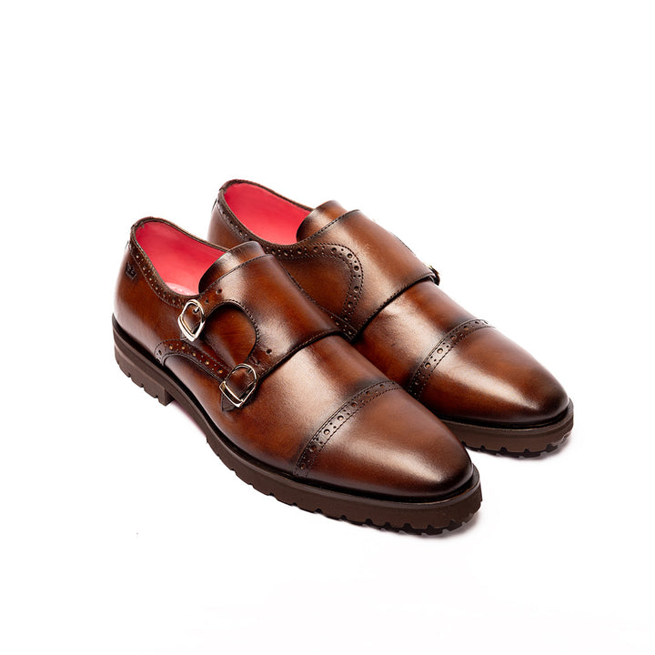 Massimo Monk Cognac Ultralight Sole