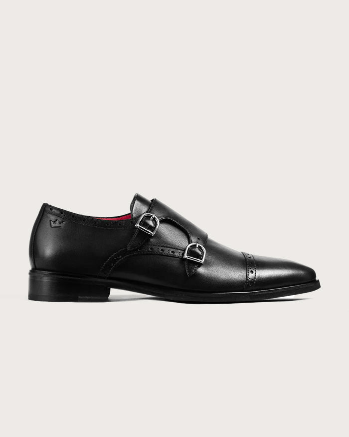 Massimo Monk Black Classic Sole