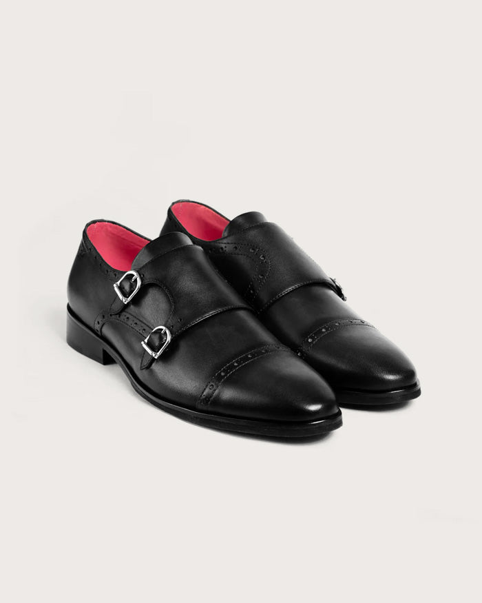 Massimo Monk Black Classic Sole