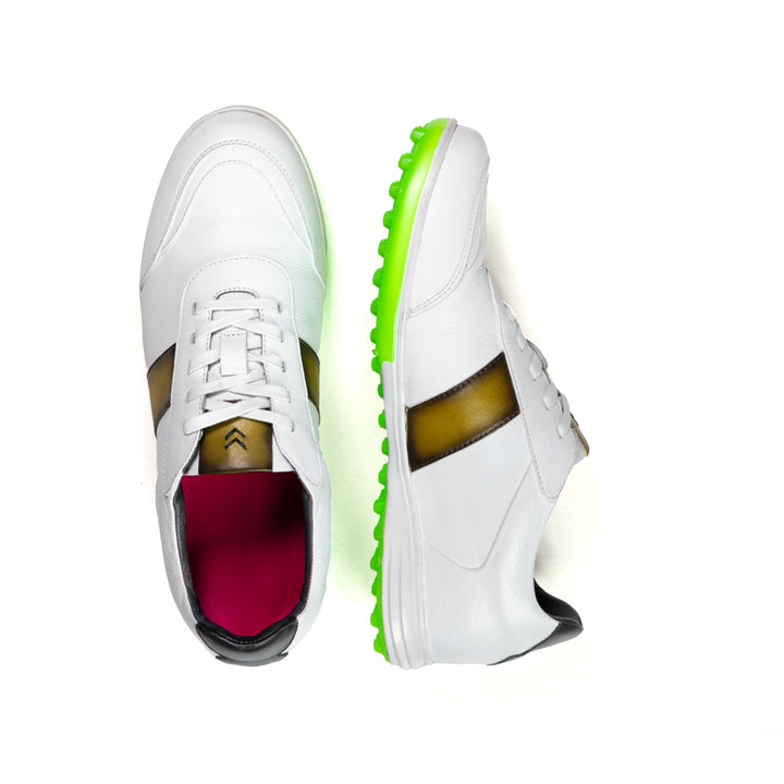 Pisa Golf-Sneaker White-Green