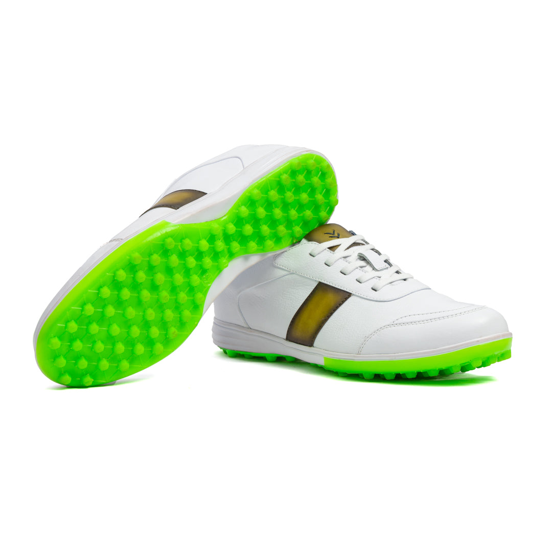 Pisa Golf-Sneaker White-Green