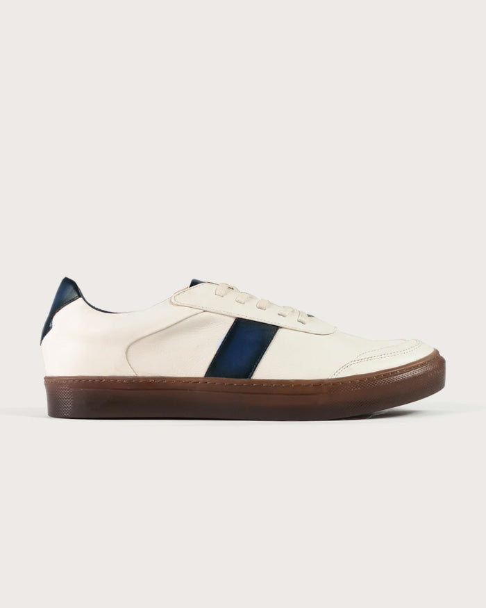 Pisa Sneaker Beige-Blue