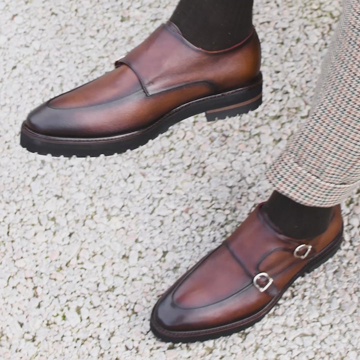 Claudio Monk Brown Ultralight Sole